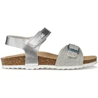 Geox Adriel Youth Sandals Argenté EU 24 Fille