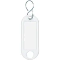 Wedo Porte-clés avec crochet en S, Blanc