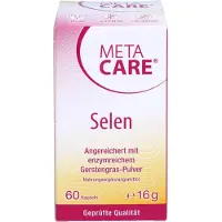 INSTITUT ALLERGOSAN Deutschland (privat) GmbH Meta Care Sélénium+ gélules pour contribuer au fonctionnement normal du système immunitaire & de la thyroïde, 60 gélules