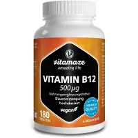 Vitamaze GmbH Vitamaze Vitamine B12 500 µg comprimés, 180 comprimés