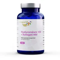 Vitaworld Vita World Acide Hyaluronique 100 + Collagène 400 Capsules, 120 capsules