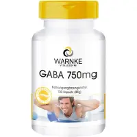 Warnke Vitalstoffe GmbH WARNKE GABA 750 mg gélules, 100 pcs. gélules