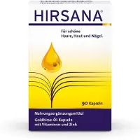 Layenberger Nutrition Group GmbH HIRSANA Gélules à l'huile de millet doré pour de beaux cheveux, une peau et des ongles, 90 gélules