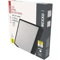 Emos Luminaire LED NEXXO noir, 30 x 30 cm, 28,5 W, blanc chaud/neutre, ZM6353