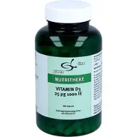 11 A Nutritheke GmbH Green Line Nutritheke Vitamine D3 25 µg 1000 I.U. gélules, 180 gélules