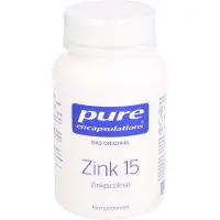 Pure Encapsulations Zinc 15 Capsules de picolinate de zinc, 180 pièces. Capsules
