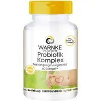 Warnke Vitalstoffe GmbH Capsules Probiotik Komplex, boîte de 60 capsules