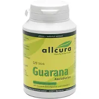 Allcura Guarana à croquer, 120 comprimés