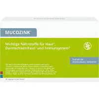 Nutrimmun MUCOZINK Portions journalières Poudre pour la peau et les muqueuses intestinales, 30 pcs. Sachets