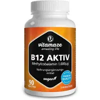 Vitamaze GmbH B12 Active 1.000 μg comprimés végétaliens 90 pc