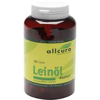 Allcura Naturheilmittel GmbH gélules d'huile de lin, 180 gélules