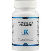Supplementa GmbH Vitamine B12 / Acide folique KLEAN LABS, 100 capsules