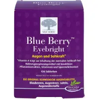 New Nordic Deutschland GmbH Blue Berry Eyebright Comprimés pour les yeux et la vue, 120 comprimés