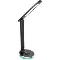 Rabalux Lampe de bureau moderne noire USB pour bureau salon dimmable RGB LED 6W JACEY