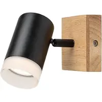 Rabalux Applique sur socle en bois GU10 chêne Toras 73121