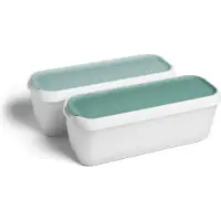 Springlane Lot de 2 pots à glace pour crème glacée 1 L, récipients de conservation, boîtes de congélation, conteneurs à glace sans BPA de qualité alimentaire