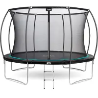 Salta Cosmos 427cm Black Trampoline Argenté Enfants