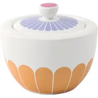 Villeroy & Boch Zuckerdose Fleur couleur, Boîte de conservation, Multicolore, Blanc, Bleu, Pink, Jaune