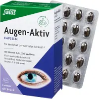 Salus Augen-Aktiv Kapseln (gélules pour les yeux) pour le maintien d'une vision normale, 60 gélules