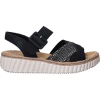 Bonprix Sandalen Plat Sandalen Plat - Zwart - Maat 40