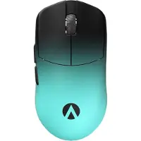 Lamzu Maya X (Filaire, Sans fil), Souris, Noir, Turquoise