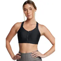 Under Armour Infinity Zip 2.0 High Support Sports Top Noir M / A-C Femme