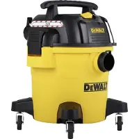 DeWalt DXV20PB Aspirateur eau et poussière avec sac à poussière y compris brosse parquet lavable (DXV20PB)