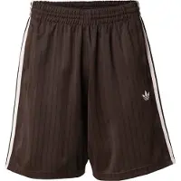 Adidas Pantalon 'Firebird' brun foncé / rose