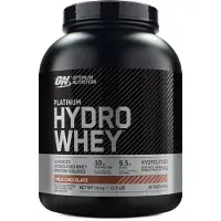Optimum Nutrition Platinum Hydrowhey Protéine Whey hydrolysée en poudre, Super Fraise 1,6 kg (40 portions)