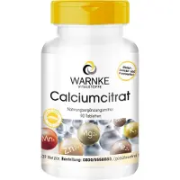 Warnke Vitalstoffe GmbH WARNKE Citrate de calcium en comprimés, 90 comprimés