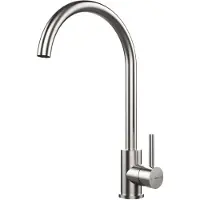 Teka UNI 9310, Pull-down, Acier inoxydable, Acier inoxydable, Autoportant, Type C, 360