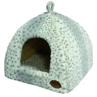 Nobby cave "ALANIS" L x l x H : 40 x 40 x 35 cm gris léopard