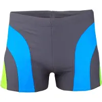 Crowell Hommes, Short de bain, Maillot de bain homme Sykes col.03 gris bleu-vert (L), Argent, Bleu, Vert, Gris, (L)