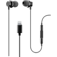 Cellularline Écouteurs Junco-MFI Lightning Noir