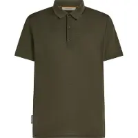 Icebreaker - Polo en laine de mérinos à manches courtes - M Merino 150 Tech Lite SS Polo Dk Loden pour Homme en Laine - Taille M - Vert