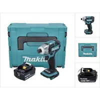 Makita DTS 141 F1J Visseuse à impulsions sans fil 18 V 40 Nm 1/4" Brushless + 1x batterie 3,0 Ah + Makpac - sans chargeur