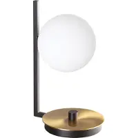 Ideal Lux BIRDS TL1 lampe de table avec douille G9 avec disque décoratif en laiton