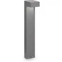 Ideal Lux Lampadaire Moderne Sirio Aluminium Gris 2 Lumières 3W 3000K Lumière Chaude H60Cm