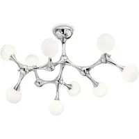 Ideal Lux Plafonnier blanc NODINO 9 lampes