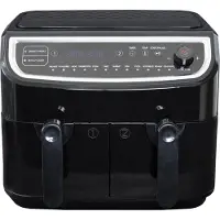 Gastronoma 9 litres - 2400 watts - 12 programmateurs, Friteuse, Noir