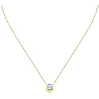 Morellato Collier Collier en argent 925/1000 recyclé et topaze femme - Doré - Unique