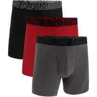 Under Armour Performance Cotton Solid 3´´ Boxers 3 Units Multicolore 2XL Homme