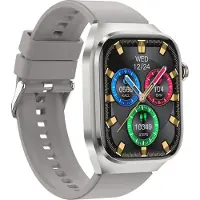INF Montre intelligente avec ECG, fréquence cardiaque, tension artérielle, sommeil Gris