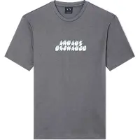 Armani Exchange pour homme. XM002779AF10358U8144 T-shirt avec logo Chimera (XL), Blanc, Casuel, Coton, Classique, Manche courte