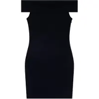 Armani Exchange pour femme. XW001742AF21295UC001 Robe noire moulante (XL), Casuel, Classique, Polyamide, Sans manches / bretelles