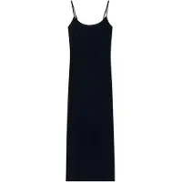 Armani Exchange pour femme. XW002054AF21292UC001 Robe bodycon Finn noir (L), Casuel, Fête, Polyamide, Sans manches / bretelles