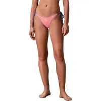 Calvin Klein Lv00q61215 Side Tie Bikini Bottom Rose L Femme