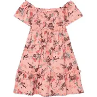 Boboli 433066 Short Sleeve Dress Rose 3 Years Fille