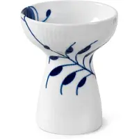 Royal Copenhagen Blue Fluted Mega-h11 Cm Ceramic Vase Blanc