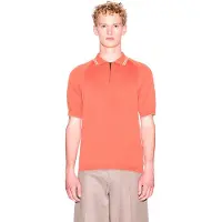 Armani Exchange pour homme. XM001977AF20139U3040 Polo Knit orange (XS), Casuel, Coton, Manche courte